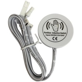 Resim 5-24 Volt Dokunmatik Touch Ahşap Yüzey Sensörü Beyaz Ahşap Mobilya Sensörü Beyaz 
