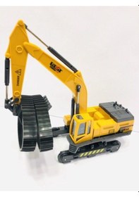 Resim Bfy Toys Kepçe Kum Kazıcı Paletli Ekskavatör Oyuncak Iş Makinesi Hareketli 