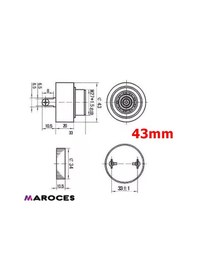 Resim Ic-221G Buzzer 43Mm 220V Ac 