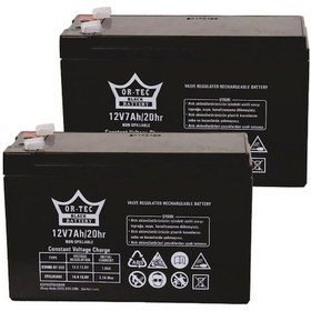 Resim Ortec Black 12v 7ah Bakımsız Alarm Sistemi Aküsü- 