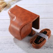 Resim Ykd Store Sony A6000 / A6300/ Nex 6 Için Tam Vücut Deri Kılıf Çanta Kahverengi (Yurt Dışından) 