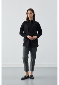Resim Esswaap Cebi Dantelli Tunik Siyah Siyah 