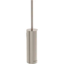 Resim VitrA Origin A4489334 Tuvalet Fırçalığı, Yerden, Fırçalı Nikel 