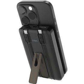 Resim Ttec 2BB237S Recharger M 10.000 mAh Magsafe Uyumlu PD 20W Lightning Ve USB-C Dahili Kablolu Stantlı Powerbank 