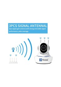 Resim Yoosee Gece Görüşlü Hd 360 ° WIFI Ip Kamera 