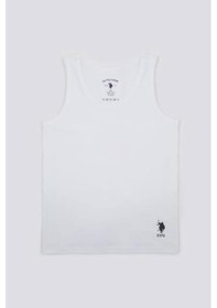 Resim U.S. Polo Assn. U.s Polo Erkek Çocuk 2'li Takım Atlet Beyaz 
