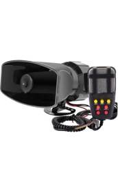 Resim Araba Siren Megafon Mikrafon 