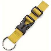 Resim Xuweiwei 1 Adet Sarı Sırtçanta Askı Kayışı - Bagaj İçin Katlanır Gezi Kayışı - Ayarlanabilir Nylon Çanta Aksesuarı 