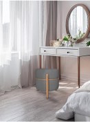 Resim Petto Sandıklı Sehpalı Fonksiyonel Puf Antrasit 