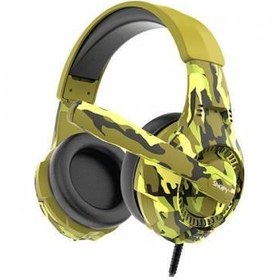 Resim SNOPY SN-8800 GAMETIME KAMUFLAJ RENKLİ OYUNCU MİKROFONLU KULAKLIK 