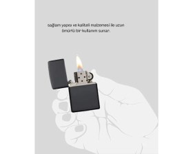 Resim Belle Fusion Mey Ithalat® Ergonomik Metal Çakmak Mat Kaplamalı ve Şık Tasarımlı Aksesuar 