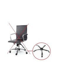 Resim Depolife Metal Yıldız Ayak Ahtapot Ofis Büro Bilgisayar Koltuğu Şef Müdür 