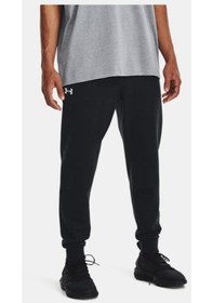 Resim Erkek UA Rival Fleece Eşofman Altı 1379774-001 Beyaz - Siyah 