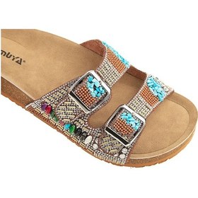 Resim Muya Paa Anatomik Taban Kadın Terlik Kahverengi 