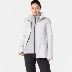 Resim Kadın Su Geçirmez Outdoor Kar Montu/Kışlık Mont - Gri - NH100 0 °C 