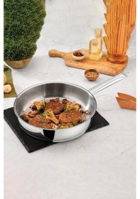 Resim Polochef Tava Paslanmaz Çelik 28 Cm Gümüş 