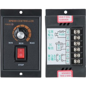 Resim Tenfowee 120w 2.2a Dc Motor Hız Kontrol Cihazı - Abs Kasa, 220vac Giriş, 0-110vdc Çıkış, Paketleme-baskı Sanayi İçin 