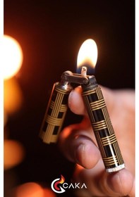 Resim Caka Lighter Lineara Nero Benzinli Çakmak - Ckl-026 