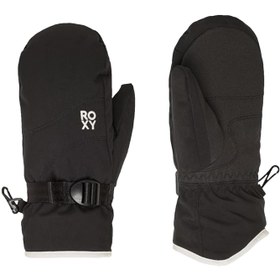 Resim Roxy Jetty Girl Solid Mitt Kız Çocuk Siyah Eldiven 