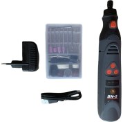 Resim Banco Bn-5 3.6 V Devir Ayarlı Şarjlı Mini Taşlama Gravür Makinası 23 Parça Uc Setli 