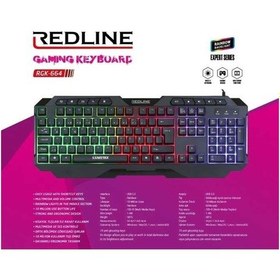 Resim Redline RGK-664 Rainbow Oyuncu Klavye 