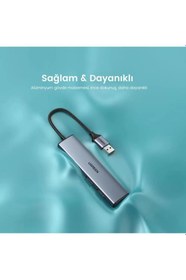 Resim Ugreen Type-C USB 3.0 4 Port USB Hub Çoklayıcı 