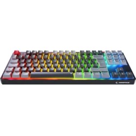 Resim Rampage Yoru Tkl Pro Siyah/gri 2.4ghz+Bt5.0+Type-C 5 Outemu Red Swich Q Kablosuz Mekanik Oyuncu Klavyesi 
