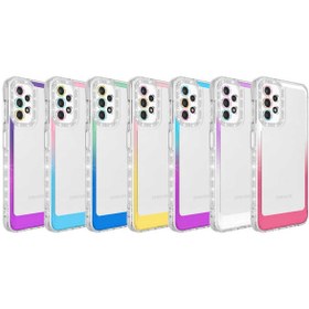 Resim ZM STORE Galaxy A53 5g Kılıf Simli Ve Renk Geçiş Tasarımlı Lens Korumalı Park Kapak 