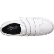 Resim Costo Shoes GG3313 Beyaz Çift Katlı Termo Taban Üst Kalite Ekstra Rahat Kalıp Vip Deri Büyük Numara Erkek Spor Ayakkabı 