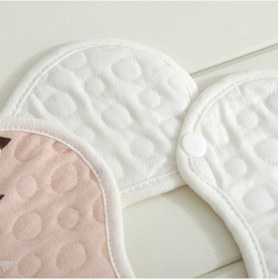 Resim Sones Adet İnce Pamuklu Gazlı Bez Su Geçirmez Yumuşak 360 Derece Dönebilen Bebek Önlüğü Çapraz 