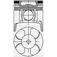 Resim Motor Piston Segman Std Astra Van-Combo-Corsa Van 1.7 Dtı 02-05 Y 1.7 Dt 79.0 