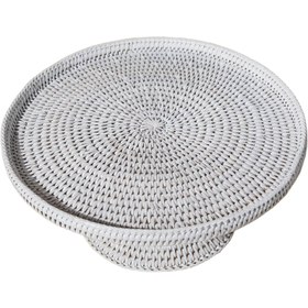 Resim Rattan Kek Standı 