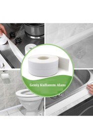 Resim Ankanorm Sızdırmazlık Bandı Banyo Mutfak Lavabo Küvet Duş Teknesi Su Geçirmez Kenar Bant (320 Cm) 