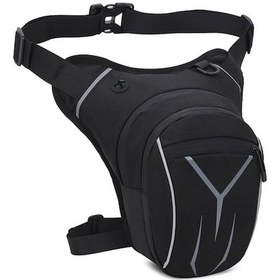 Resim Yulong Hallow Motosiklet Bacak Çantası Siyah Siyah 