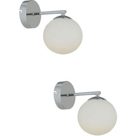 Resim Elvin Krom Kaplama 2'li Aplik Seti Yatak Odası-Yatak başı,Cafe,Re Siyah 