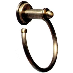 Resim Lider Yuvarlak Havluluk Antik Lüx Pirinç Sarı 