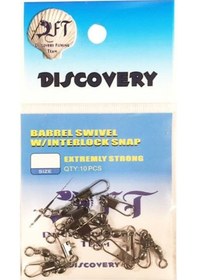 Resim Dft Discovery Klipsli Siyah Fırdöndü No:09 10adet 