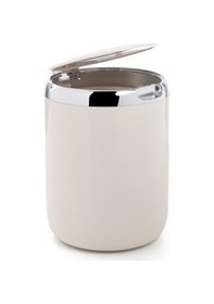 Resim Primanova Plastik Kapaklı Çöp Kovası 3 Lt. Pasifik Bej M-E29-09-P Bej 