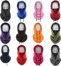 Resim Moveevo Kışlık Bisiklet Balaklavası - Unisex Fleece Kulp - Rüzgar Ve Soğuk Korumalı - Ayarlanabilir Kayışlı - Büyük Kırmızı Tt-dt-07 Kırmızı 