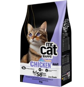 Resim Mr. Cat Happy Tavuklu Yetişkin Kedi Maması 15 KG 
