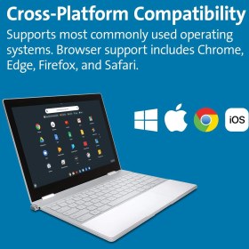 Resim Kensington Verimark Guard Usb-C Parmak Izi Güvenlik Anahtarı, Fido2 Webauthn/ctap2 & Fido U2F, Güven 