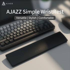 Resim Ergonomik Eğimli 19mm Yükseklik, Kararlı Bilek Desteği Klavye Tepsisi - Tüm Gün Rahatlığı İçin Yumuşak, Rahat, Ayarlanabilir, Kaymaz Taban, Ergonomik Klavye Desteği | Modern Masa Aksesuarı | Ayarlanabilir Teps 