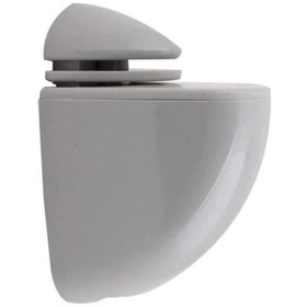 Resim EYM 2 Adet Pelikan Plastik Cam Raf Tutucu Etejer Gri Kırılmaz 