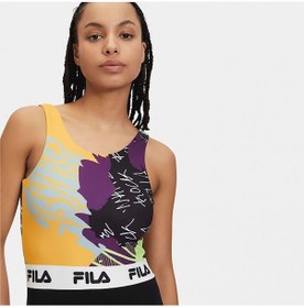 Resim Sarı Fila Kadın Mayo Allover Print Onepiece Lw411143 Sarı 