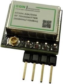Resim NTX05CS8 RF Verici (Transmitter) Modülü (868MHz, FSK/GFSK, RF Ekran, U.FL Konnektör) 