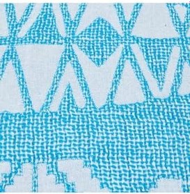 Resim Soft Balık Desenli Peştemal - Mavi - 90X160 Cm 