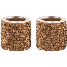 Resim Suntek 2x Kristal Elmas Araba Kafalık Baş Dayanağı Altın 