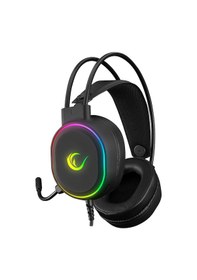 Resim Rampage Kulaklık Rogue Sıyah Usb Rgb Ledlı Gamıng Esnek Mıkrofonlu Oyuncu 