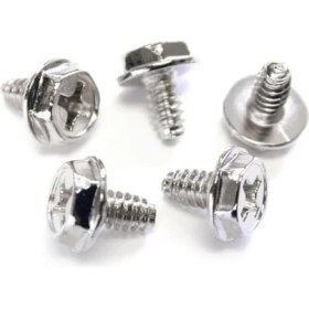 Resim Mena Rise Naco, Bilgisayar Montaj Vidaları 25'er Adet Set (Toplam 75 Adet). Kasa, Anakart, Dvd. HDD ve SSD Disk Için 