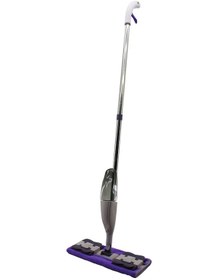 Resim Spreyli - Su Hazneli 270ml Mandallı Yüzey Temizlik Palet Mop M.fiber Paspas M.sap 115cm- 360 Brkt-910149 4741 Açık Gri 